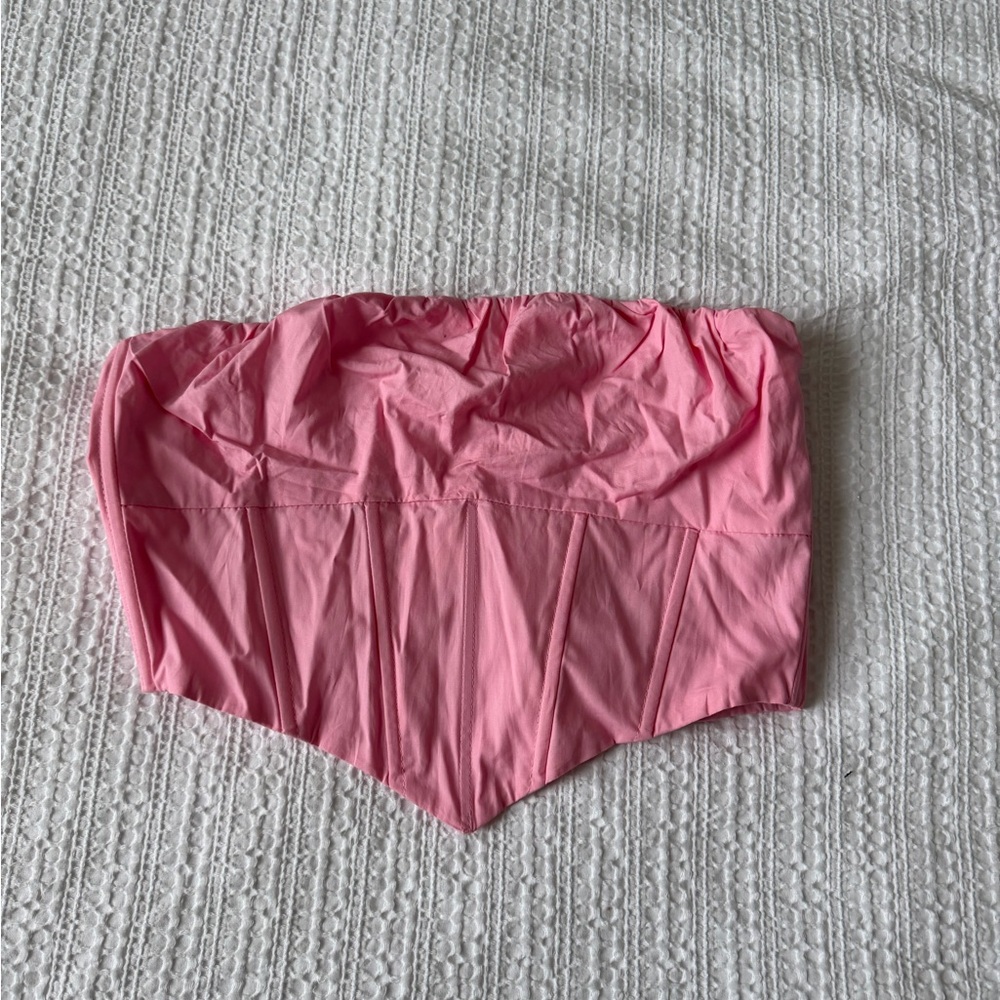 Princess Polly Blush Pink Strapless Top